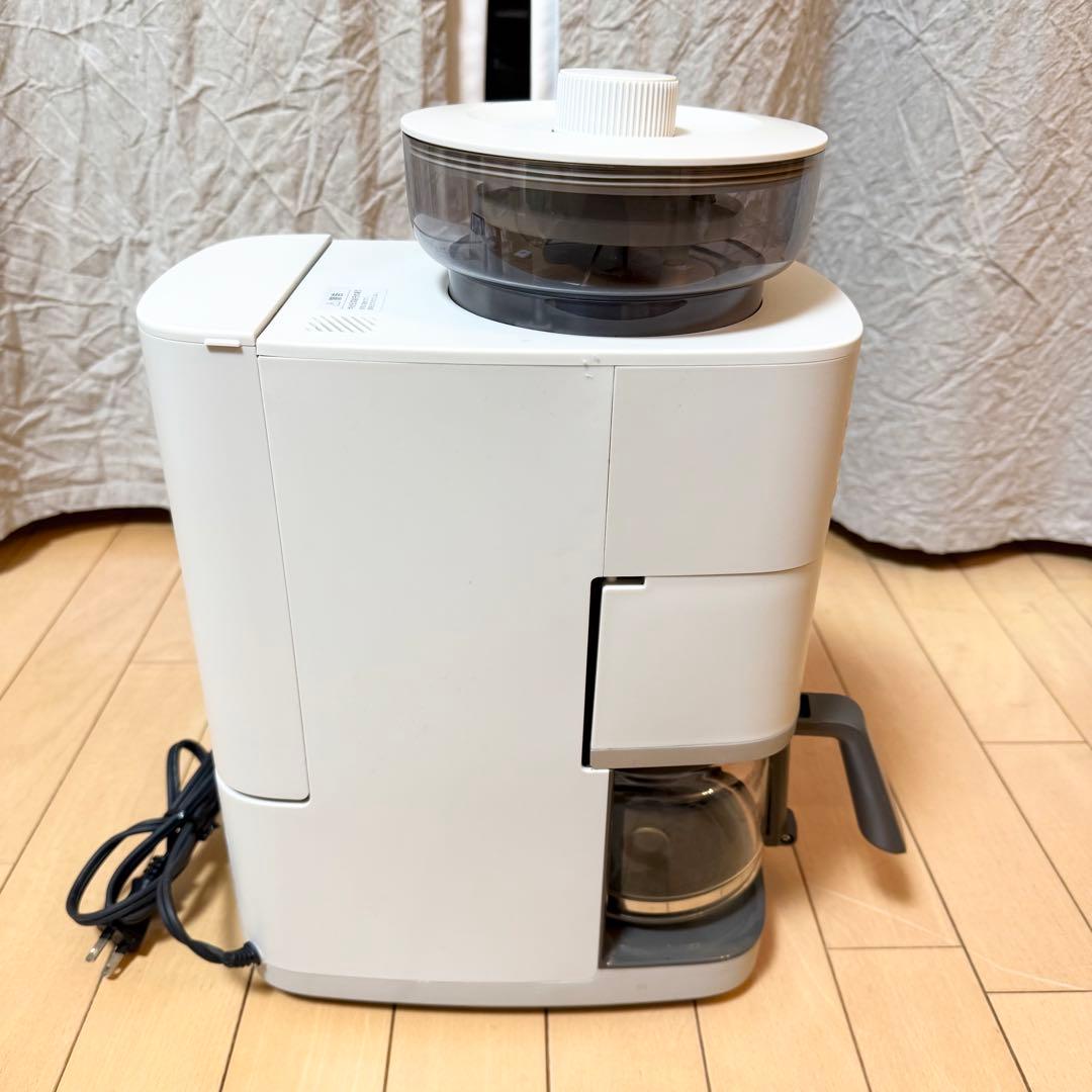 シロカ 限定カラー コーン式全自動コーヒーメーカー SC-C251ライトグレー