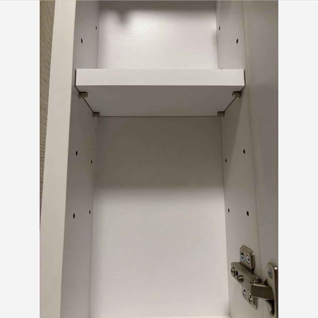 ニトリ　3面鏡ドレッサー　ホワイト　椅子（スツール）付き　※少し訳あり