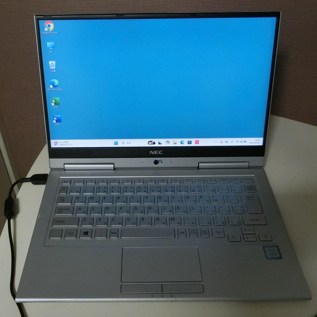 NEC 2in1 タッチパネル PC Windows 11 中古