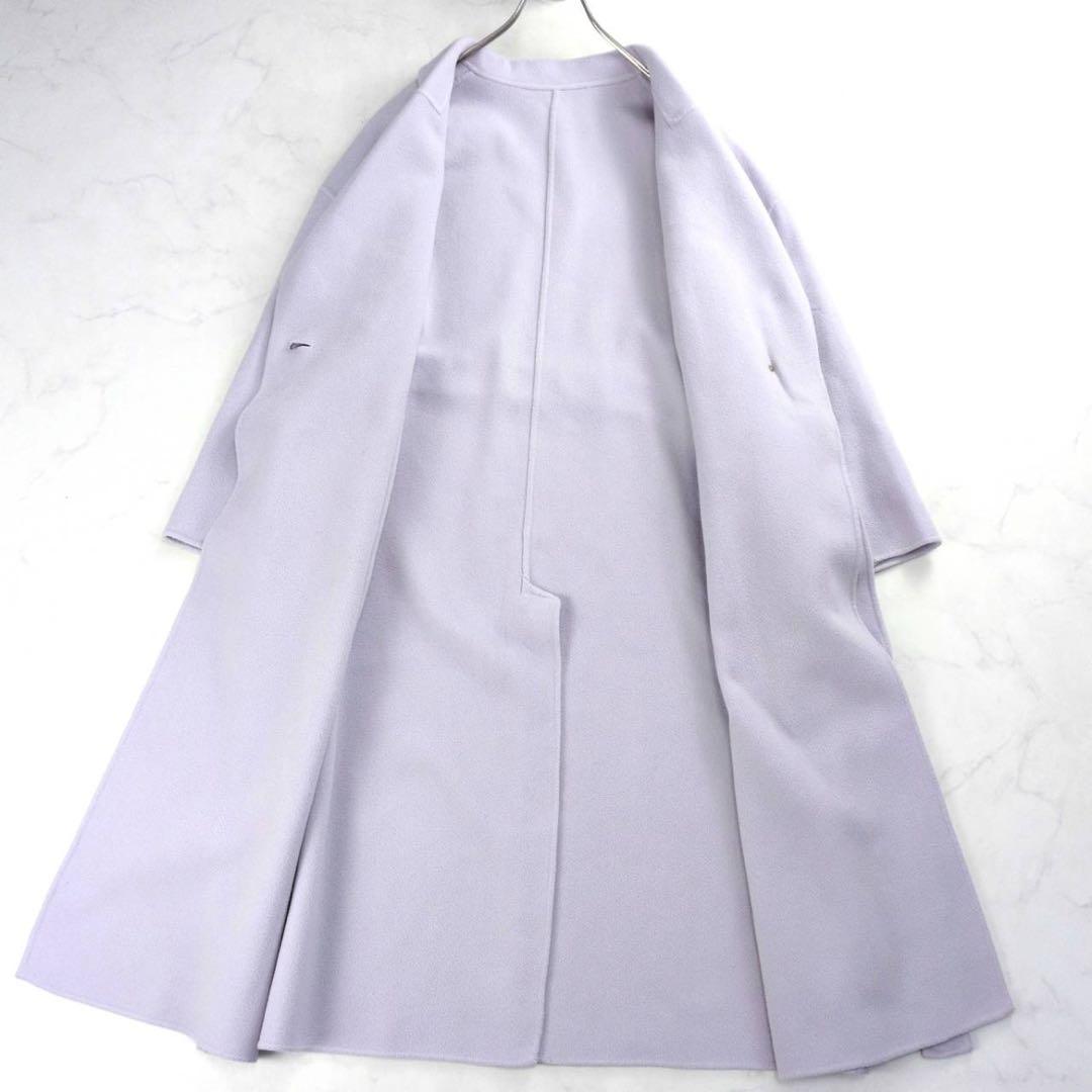 希少 3L✨ アンタイトル トスカーナ リバーロングコート マキシ丈 ベルト