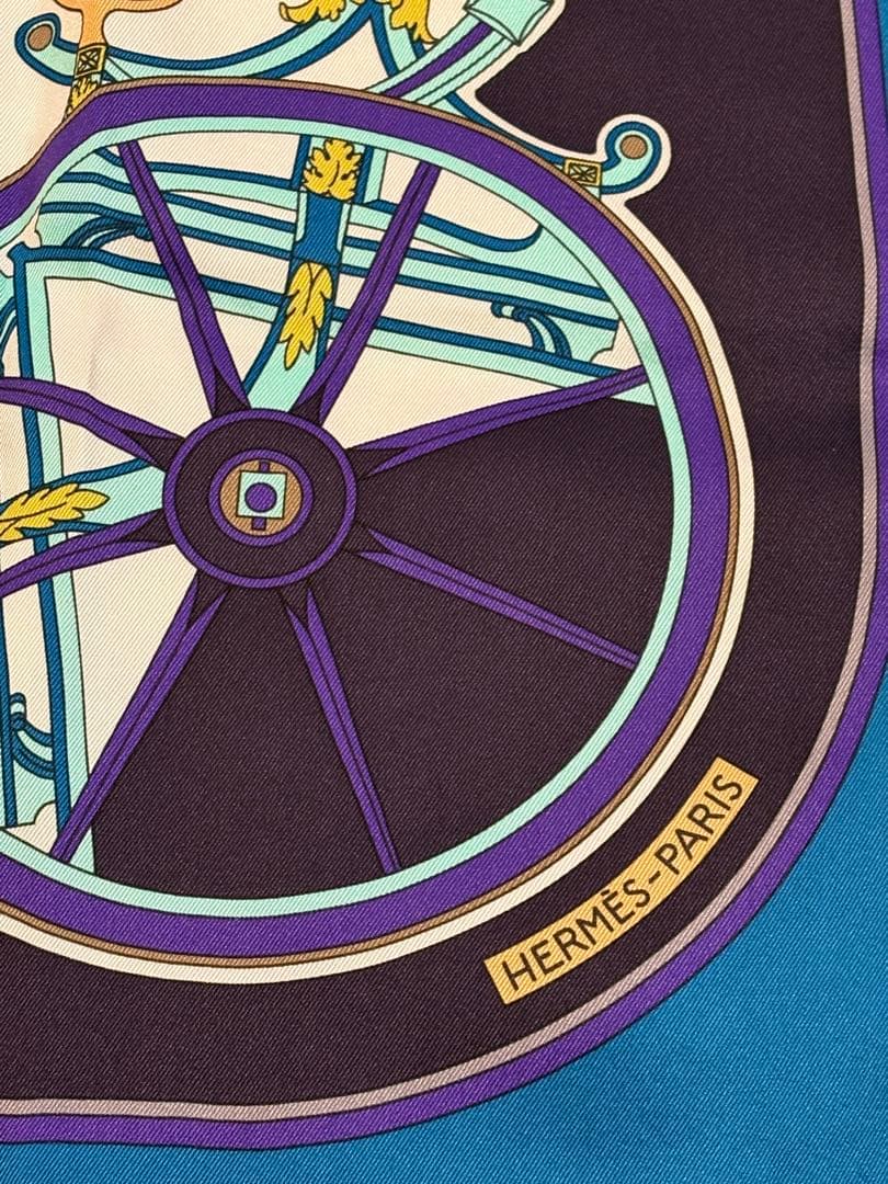 エルメス HERMES スカーフ カレ70 ジョージワシントンの馬車　未使用