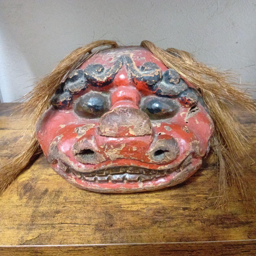 ゴンゲンサマ 呪物 明和3年(1766年) 江戸期 獅子頭 権現様 民間信仰