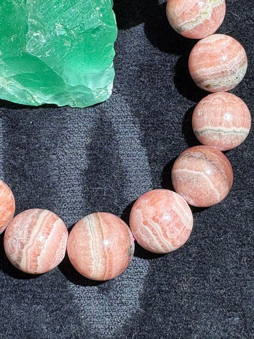 チ宏　インカローズブレスレット　ロードクロサイト