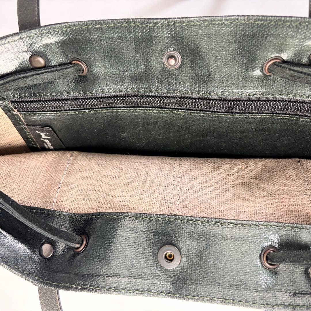 【極美品】現行モデル　ジャックゴム 　EMY エミー 　トートバック　グリーン