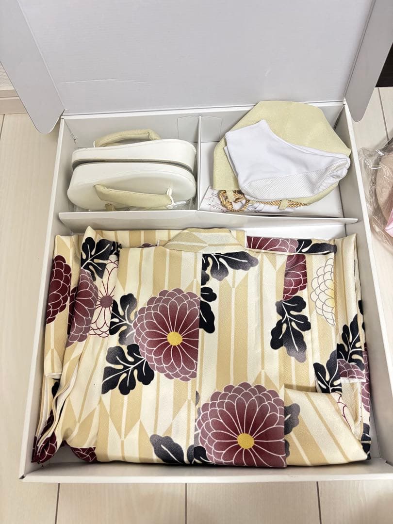 七五三 3歳 女の子 着物フルセット ニコアンティーク