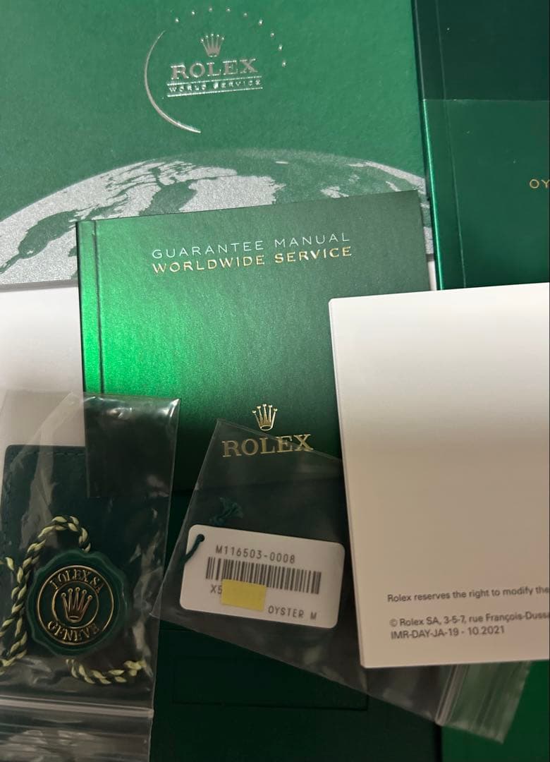 ロレックス純正デイトナ・デイトジャストMサイズ BOX 2箱 付属品 計32点