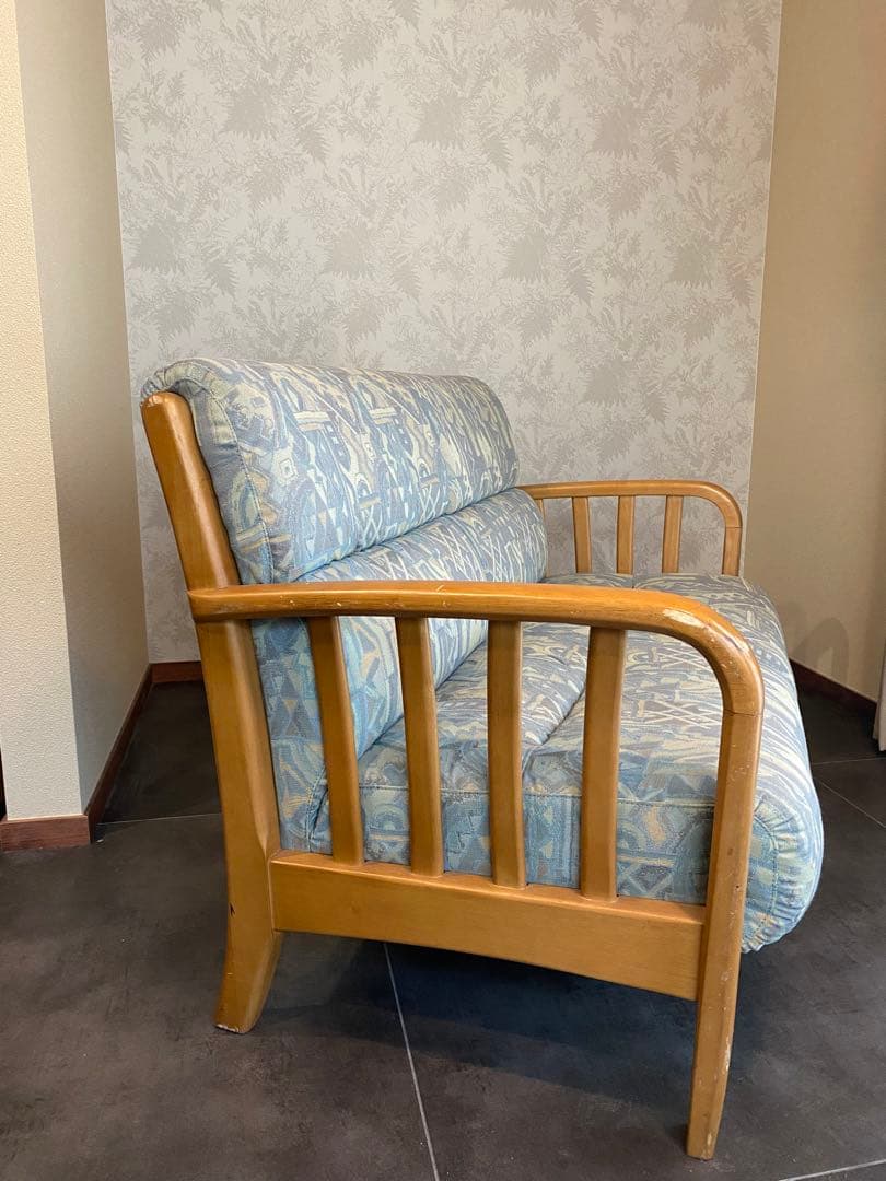 送料込みmaruni レトロヴィンテージ2〜３人掛けソファ