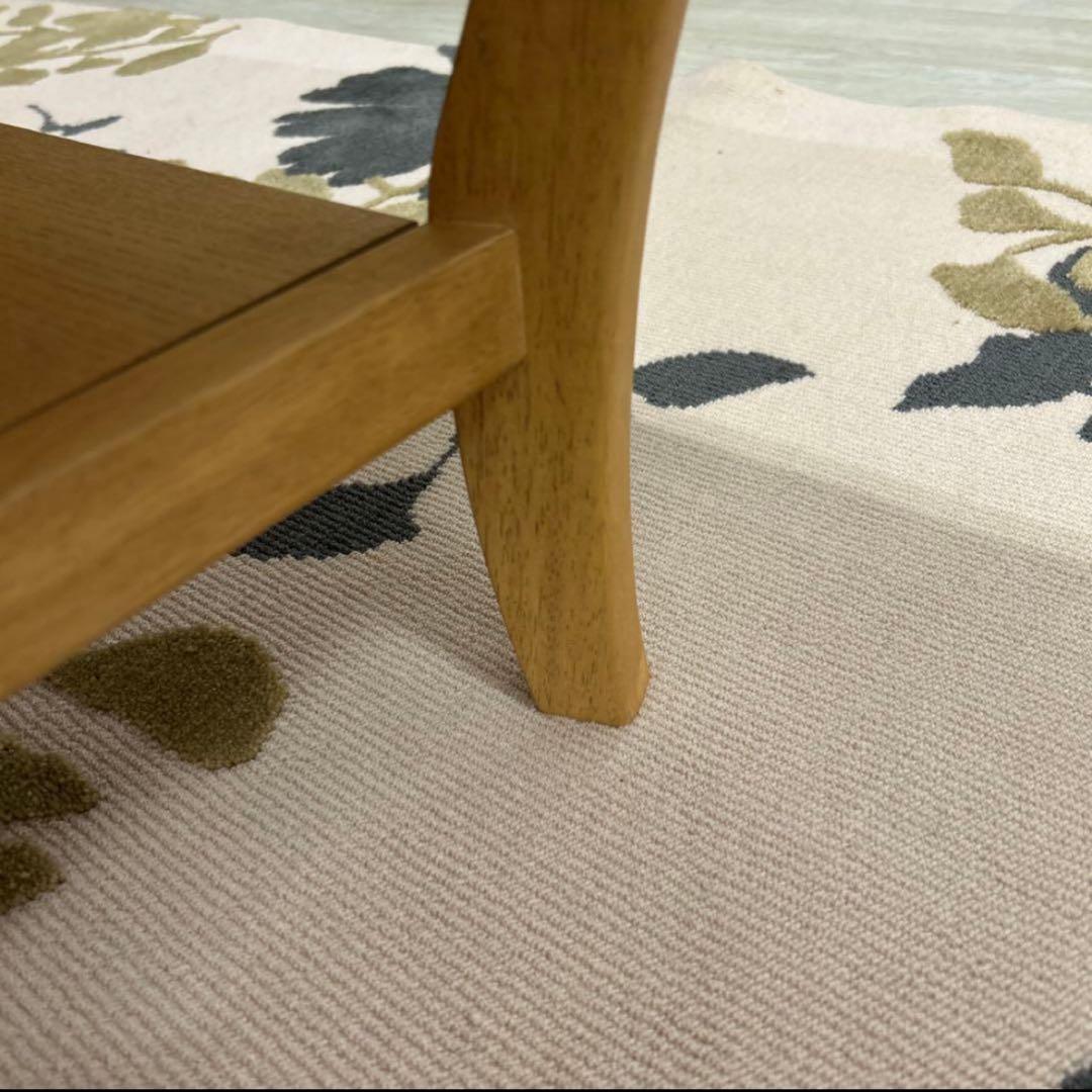 たま 新品☆センターテーブル 北欧風 猫脚 コーヒーテーブル 中棚付