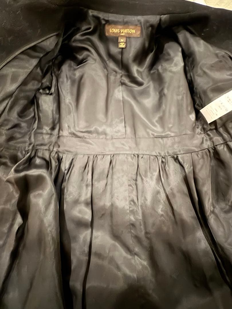 ルイヴィトン レディースコート ウールカシミア 同ブランドガーメントカバー付