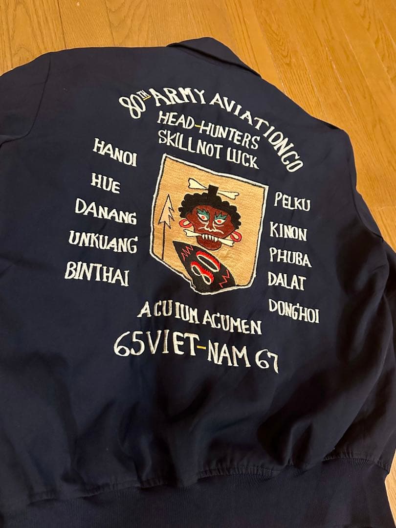 50s 60s 70s 当時物 ベトジャン スカジャン スーベニアジャケット