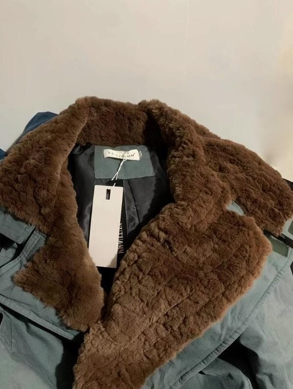 ブレードランナー2049アメリカンミッドレングスラムウールトレンチコート男性用