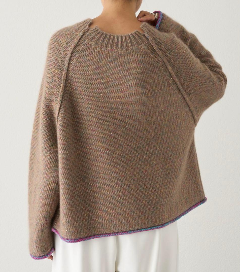 【新品タグ付き】ビアズリー BEARDSLEY カラフルローゲージニット