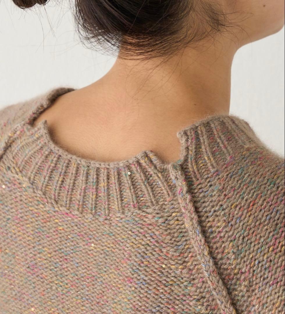 【新品タグ付き】ビアズリー BEARDSLEY カラフルローゲージニット