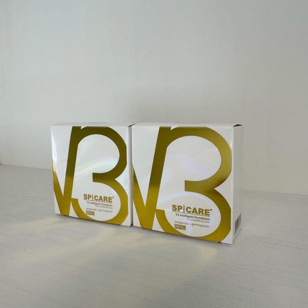 かのん様★V3インテリジェントファンデーション 詰替【2個】正規品 ロット番号付