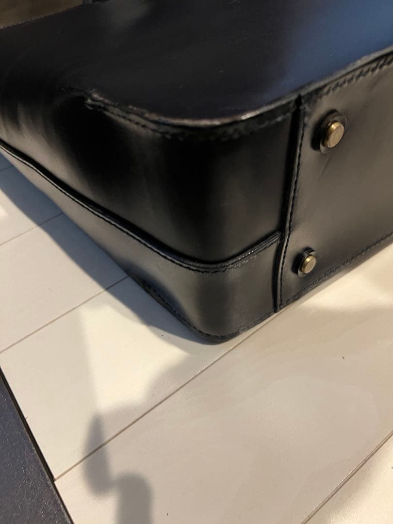 ganzo　ガンゾ　ブライドルレザートート　ネイビー