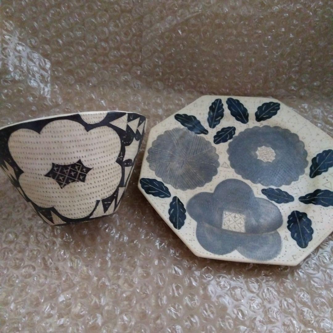 やちむん　作家　佐藤尚理 さん　皿 小鉢　食器　セット