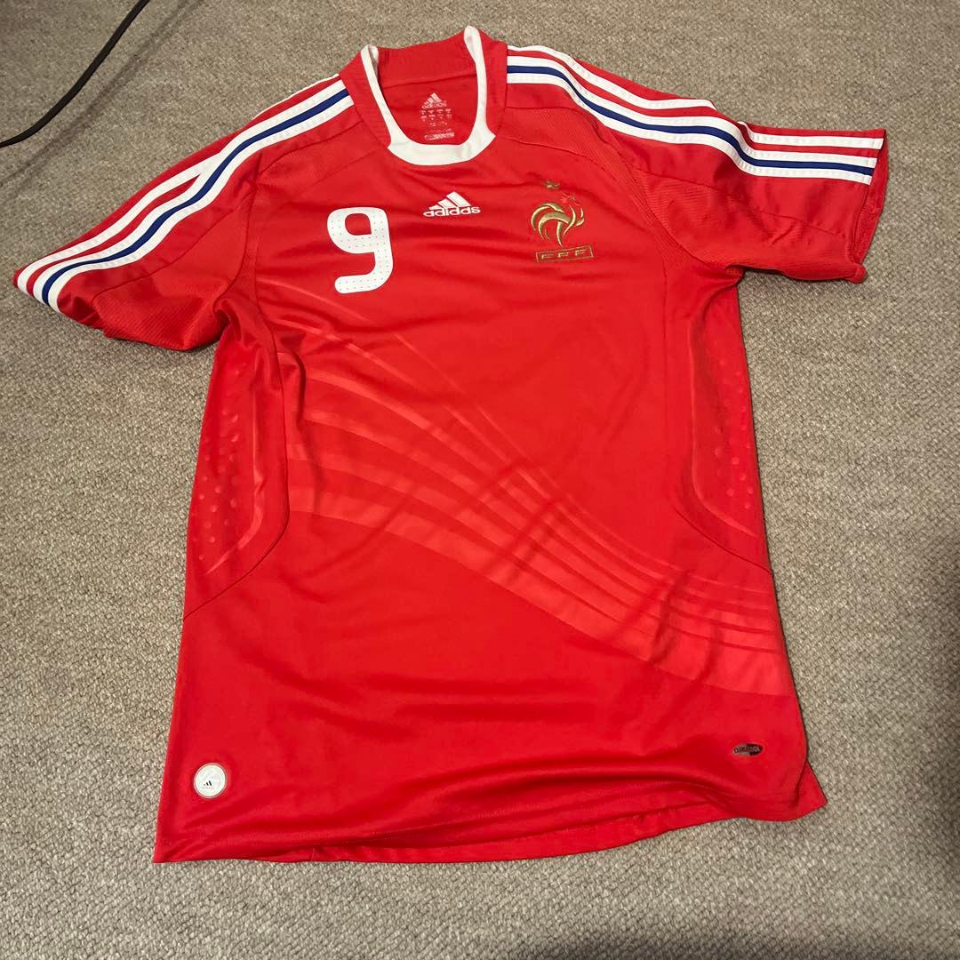 激レアアディダス フランス代表 ベンゼマ ユニフォーム 08/09