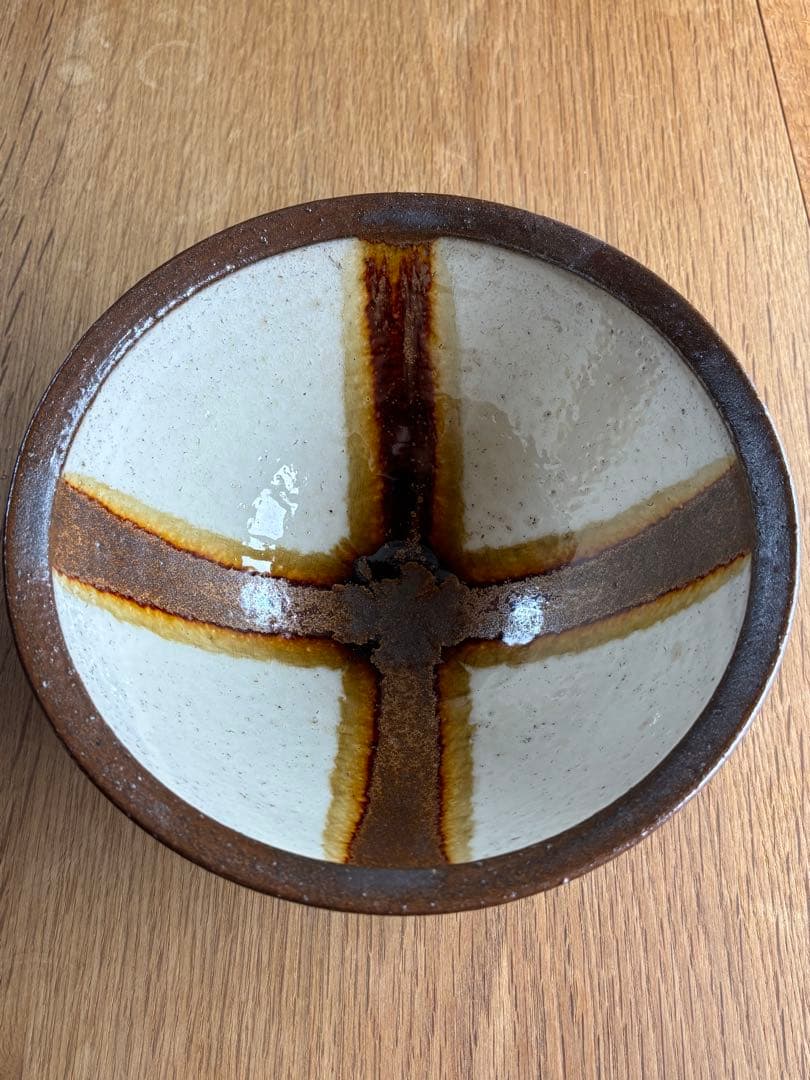 舩木道忠　十字紋　深鉢