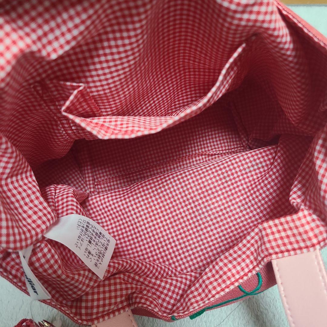 【未使用】familiar　トートバッグ　ミニポーチ　ストラップ３点セット