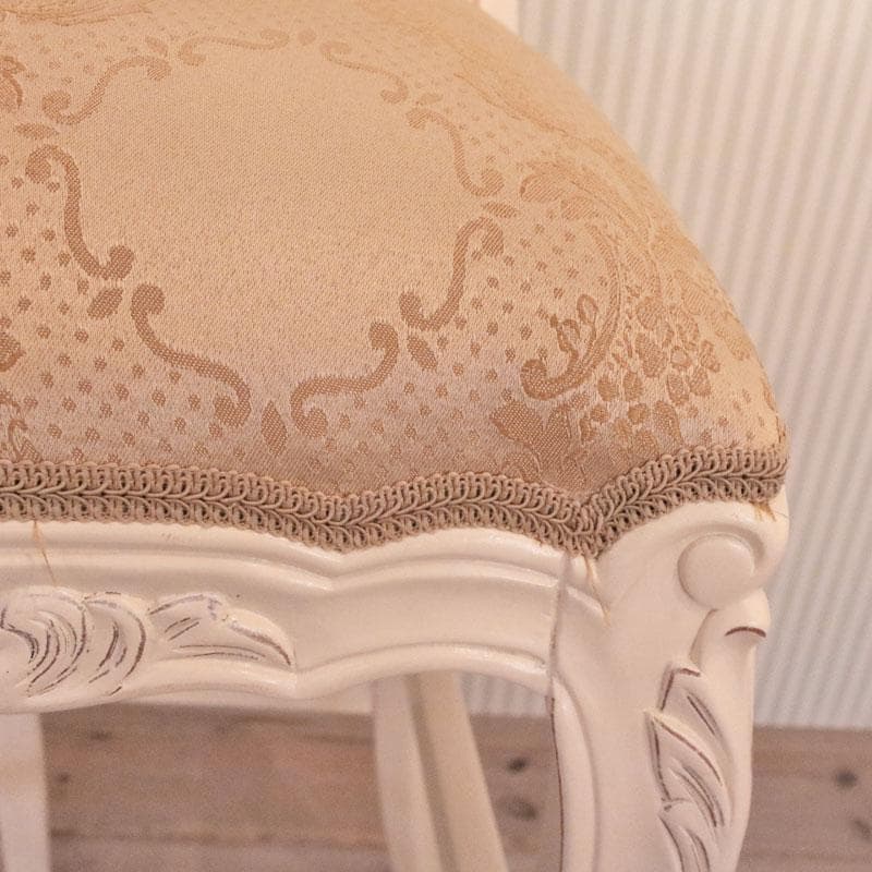 カウンターチェア シャビーシック 猫脚 椅子 アンティーク調 635-177