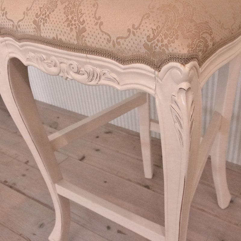 カウンターチェア シャビーシック 猫脚 椅子 アンティーク調 635-177