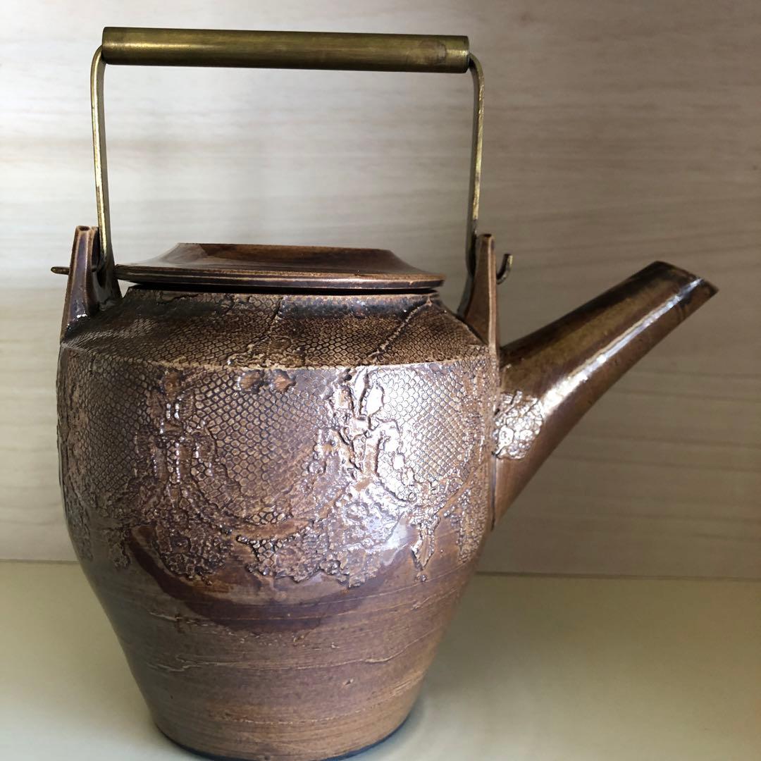 濱中史朗さん　メタリックレース急須