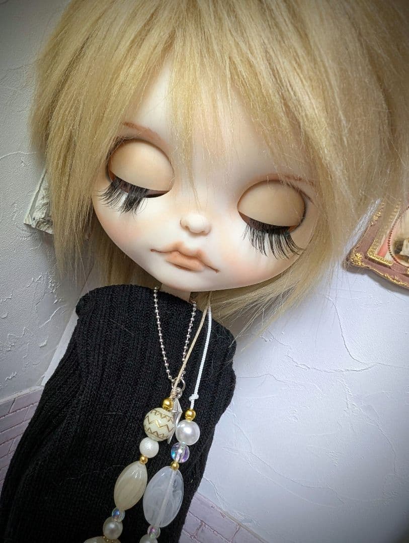 夜*ん様 カスタムアイシードール✦︎男の子✦︎アウトフィット付き✦︎首傾げ