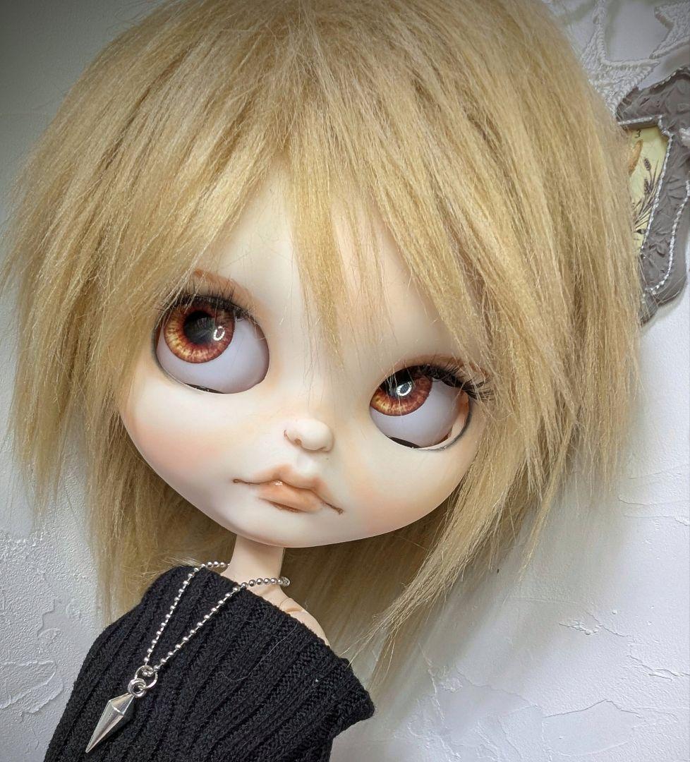 夜*ん様 カスタムアイシードール✦︎男の子✦︎アウトフィット付き✦︎首傾げ