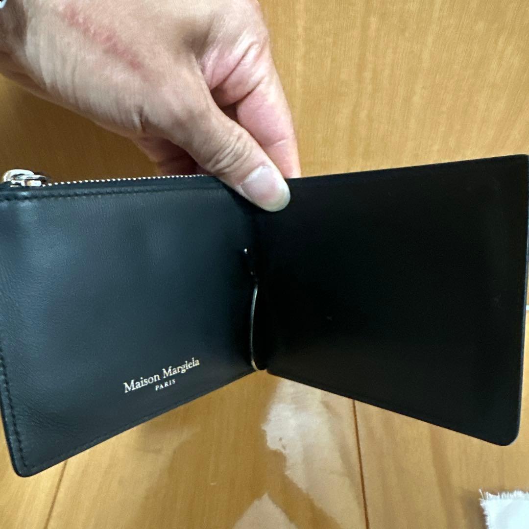 マルジェラ 2つ折り財布 マネークリップ