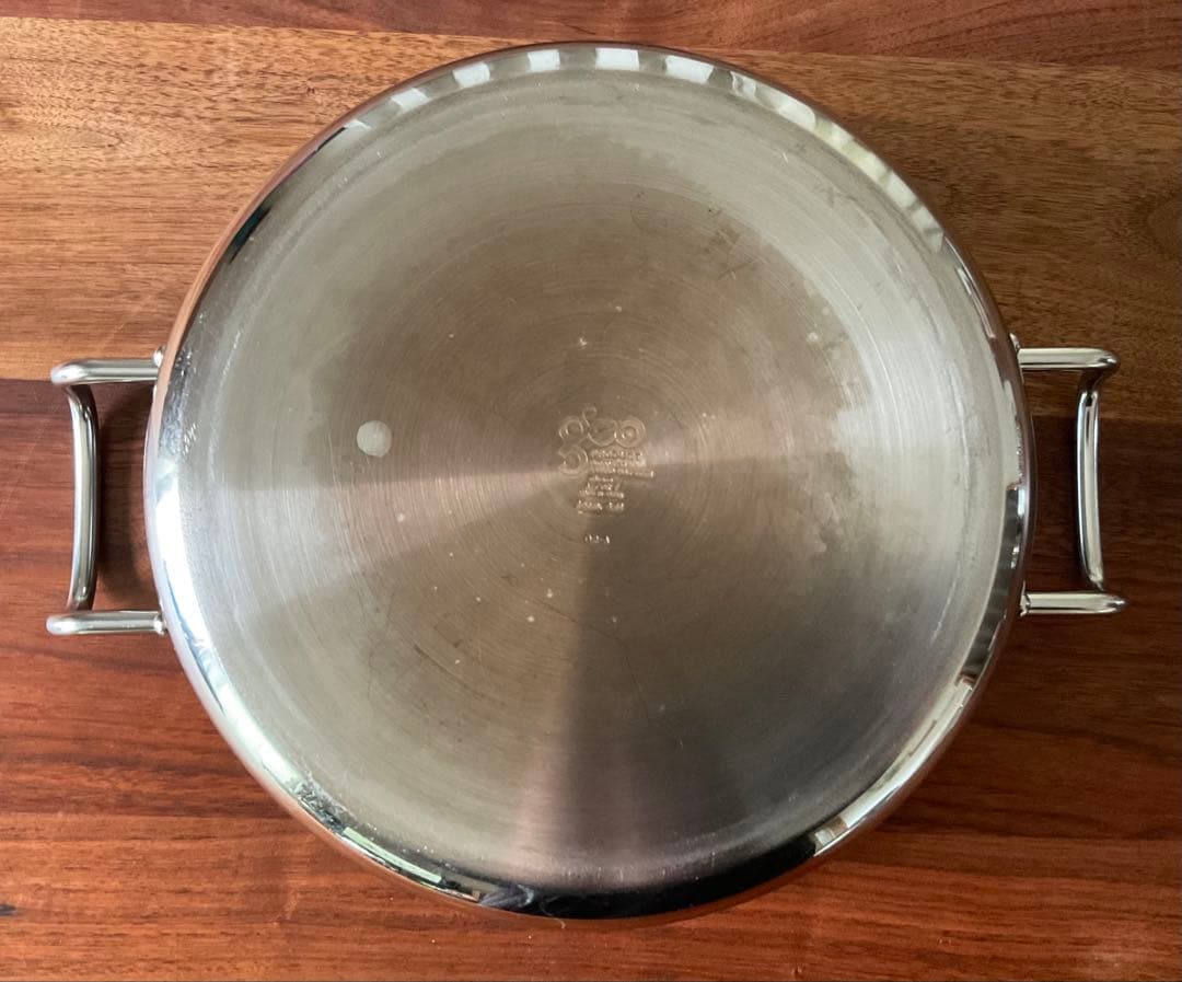 ジオプロダクト 蒸し器付き両手鍋 25cm 日本製 ステンレス