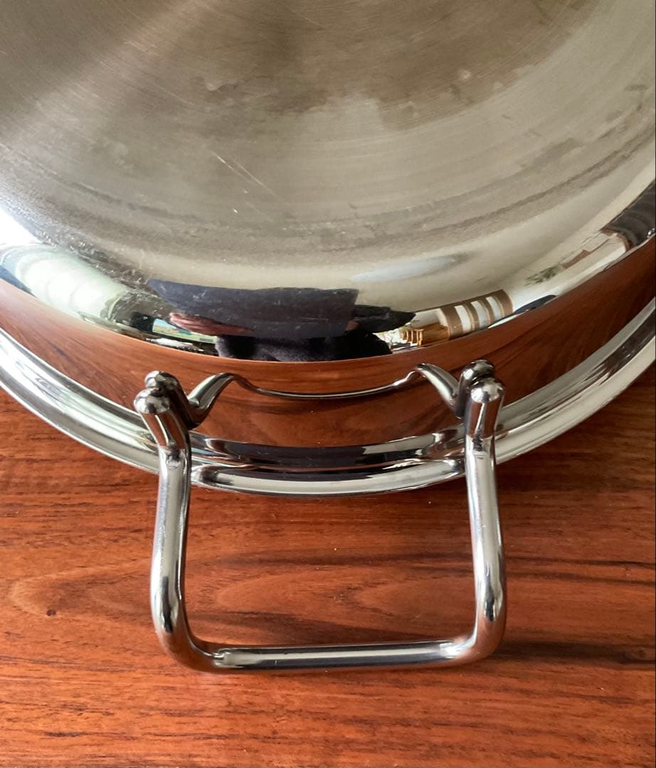 ジオプロダクト 蒸し器付き両手鍋 25cm 日本製 ステンレス