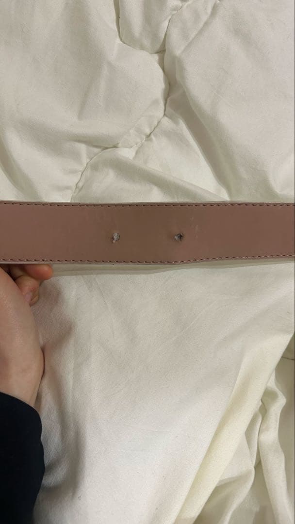 K　LOUIS VUITTON ルイヴィトン ベルト モノグラム ホワイト