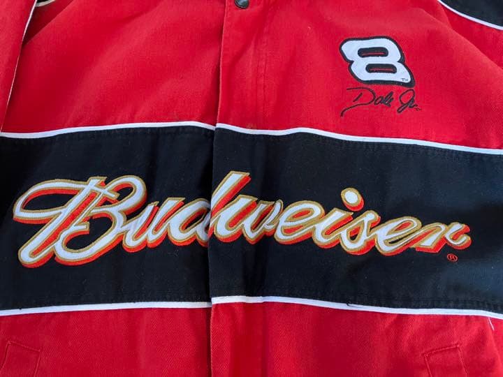 90s デザインレーシングジャケット　nascar ナスカー　デイルジュニア