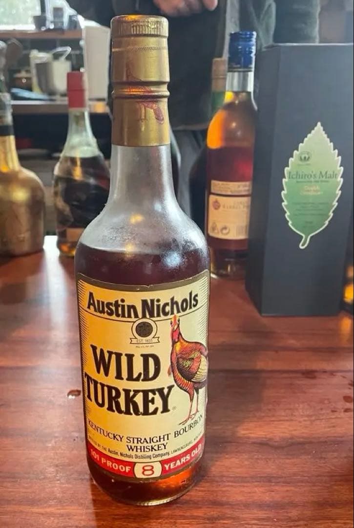 【未開栓】WILDTURKEY ワイルドターキー　8年　40年前流通