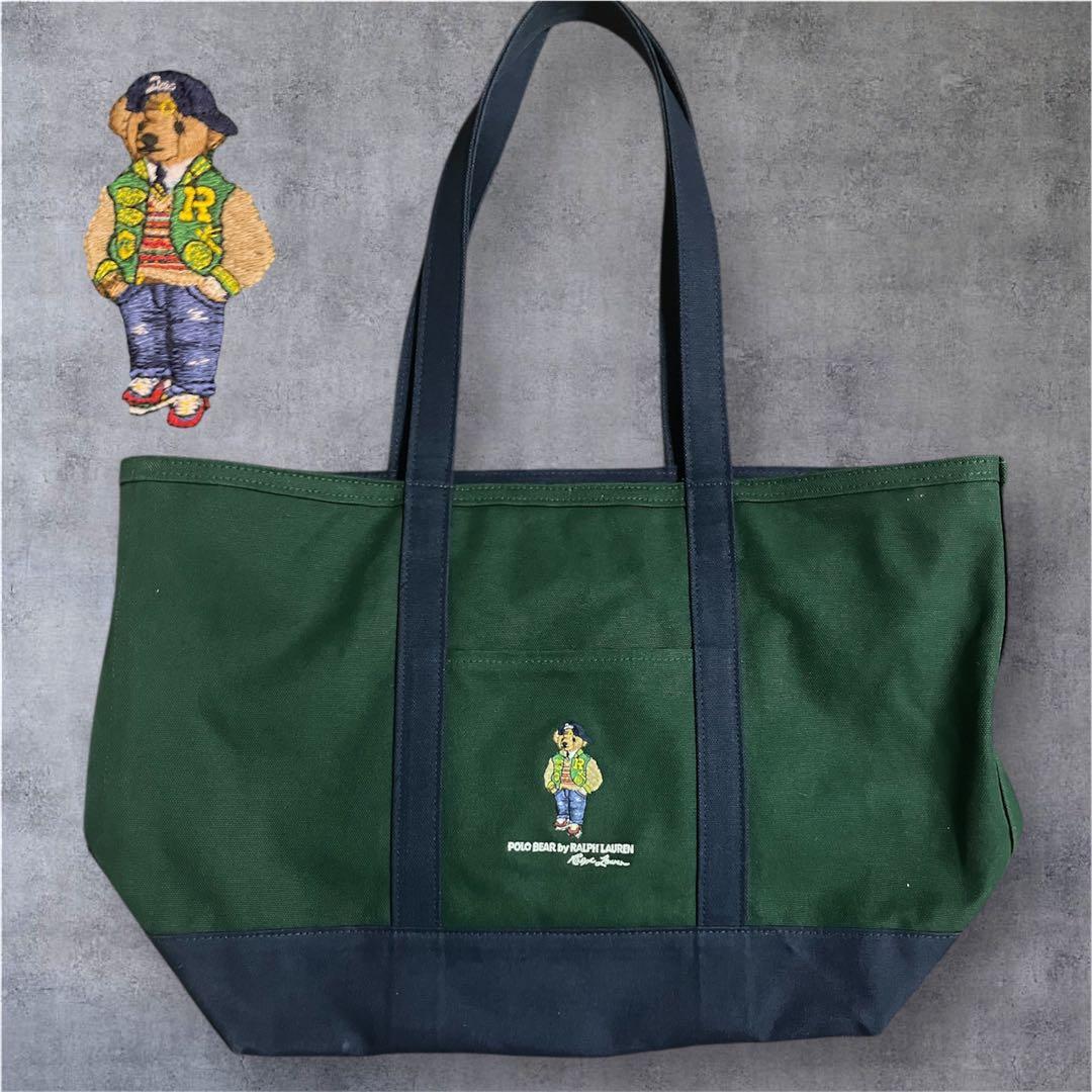 24aw 現行　ポロラルフローレン ralph ポロベア　トートバッグ