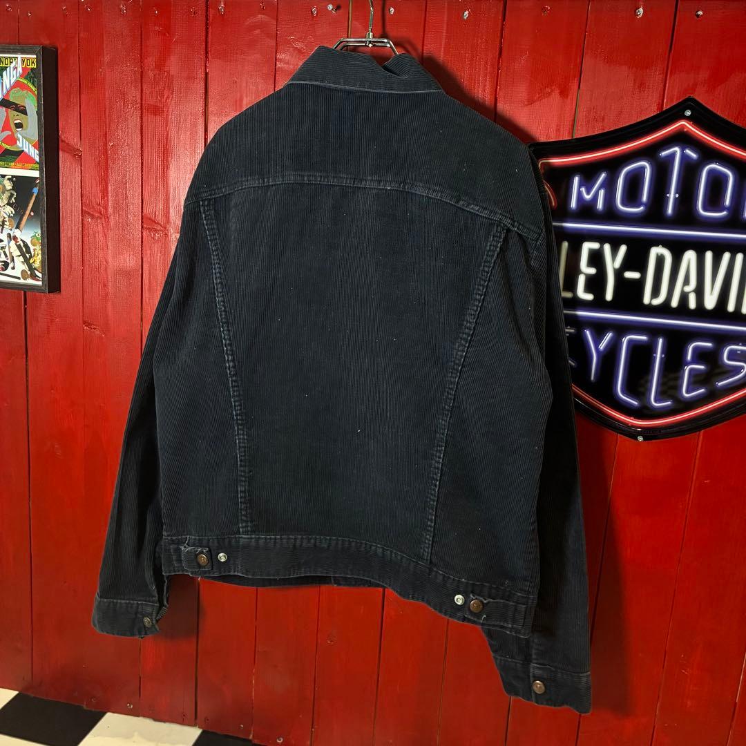 70s〜80s Levi’s コーズトラッカージャケット　黒　リーバイス