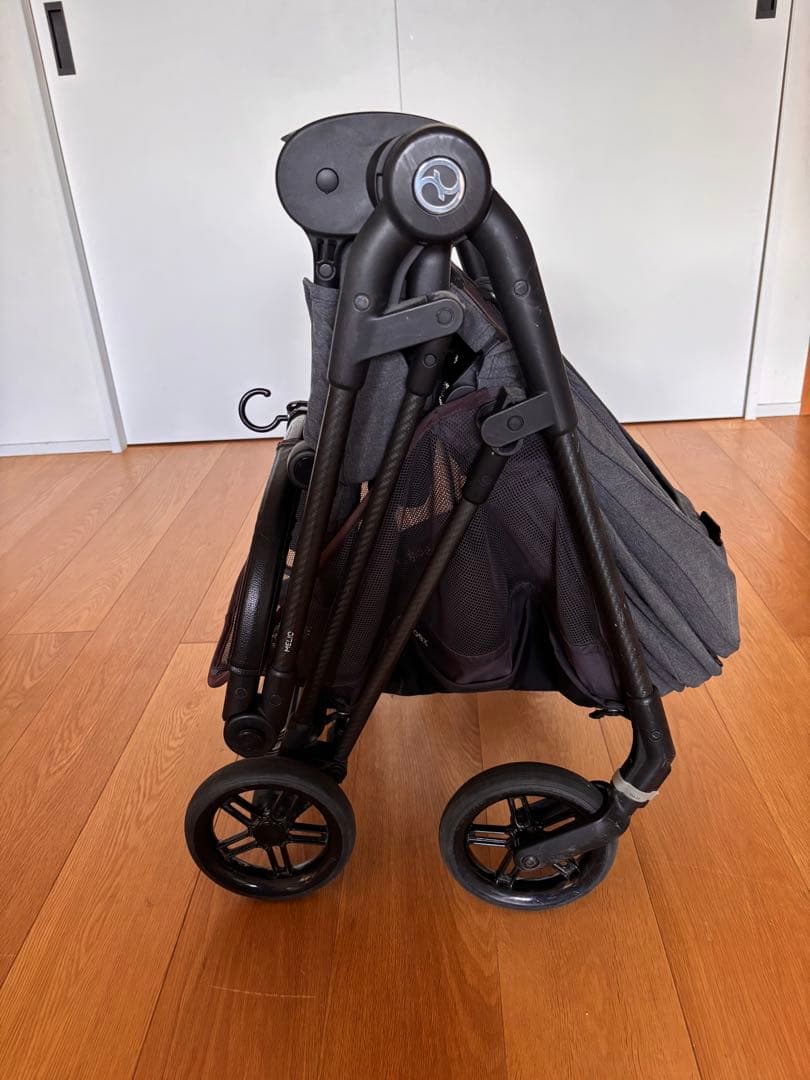 cybex ベビーカー メリオカーボン ディープブラック