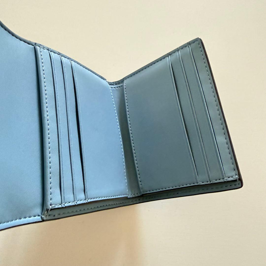 美品✨COACH ミラ スモール フラップ ウォレット・カラーブロック