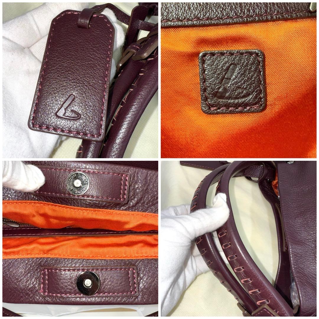 ✨美品✨ 土屋鞄 クラルテ アークキャリートート ショルダーバッグ ボルドー