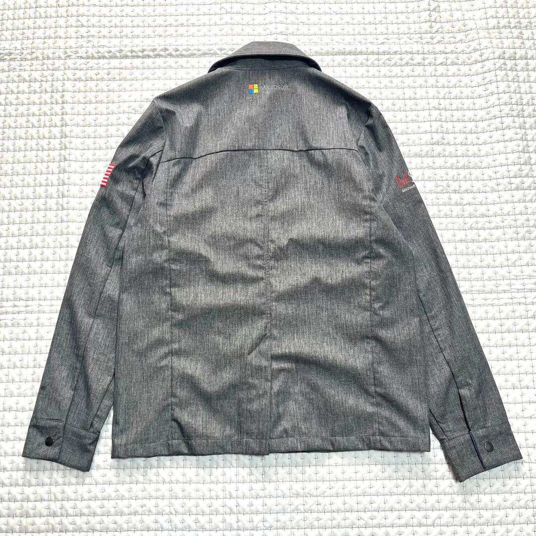 美品 Microsoft マイクロソフト ジャケット 企業系 アウター M 希少