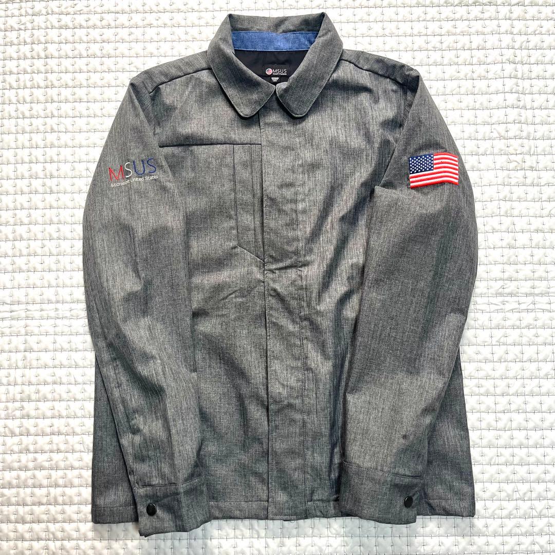 美品 Microsoft マイクロソフト ジャケット 企業系 アウター M 希少