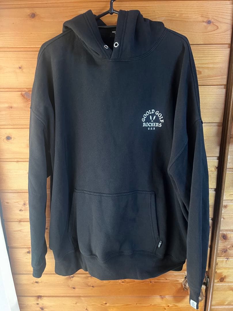 GOOLD GOLF ROCKERS OG LOGO HOODIE XL 黒