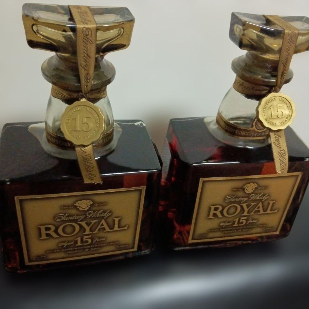 サントリーロイヤル 15年 ゴールドラベル 750ml 2本セット