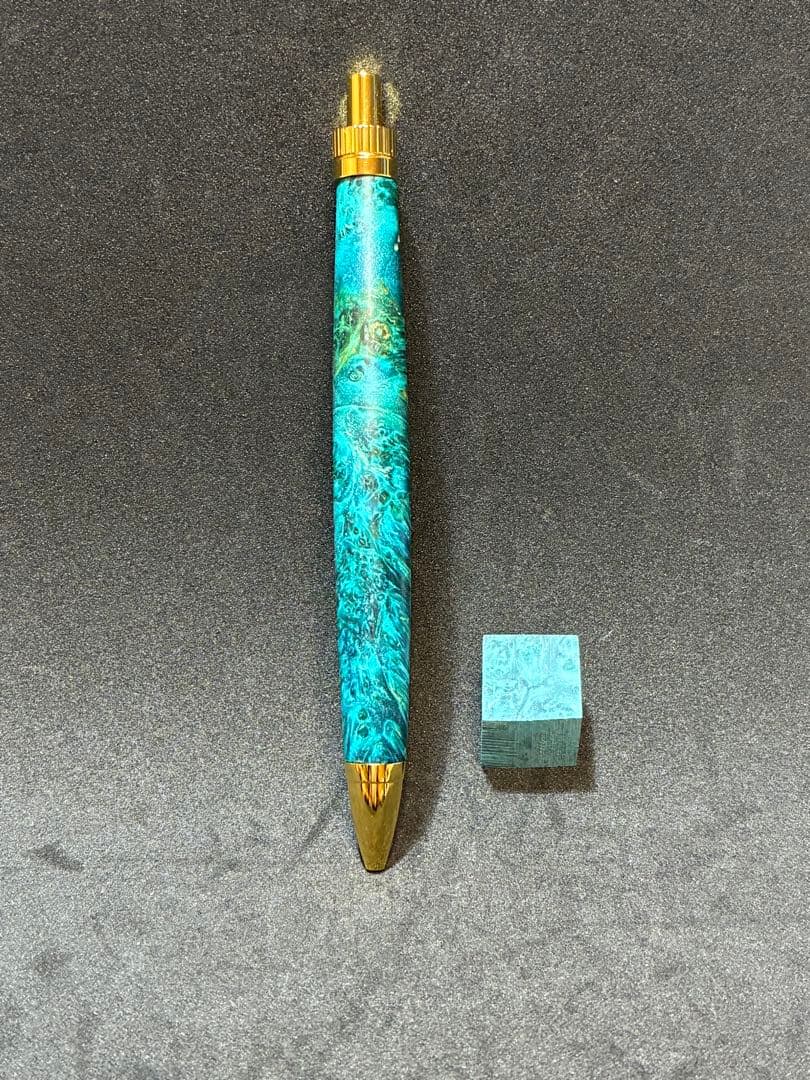 スタビライズドウッド　メープル瘤ボールペン