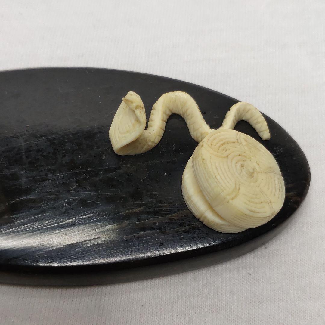 インド コブラ使い 天然素材 彫刻 牙細工 手彫り 時代物 コレクター放出