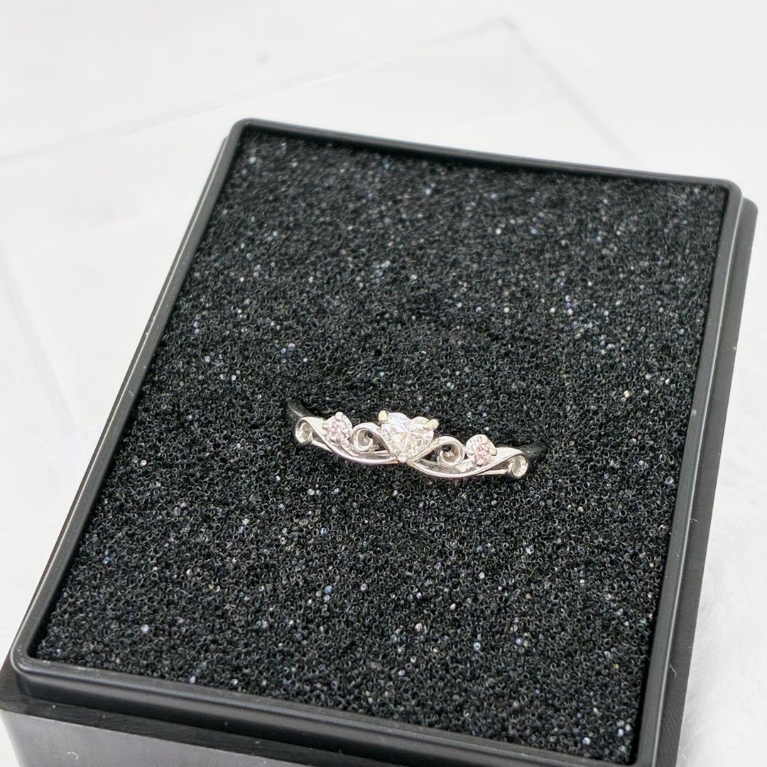 【美品】K10✨ ダイヤモンドリング✨ 0.12ct ホワイトゴールド