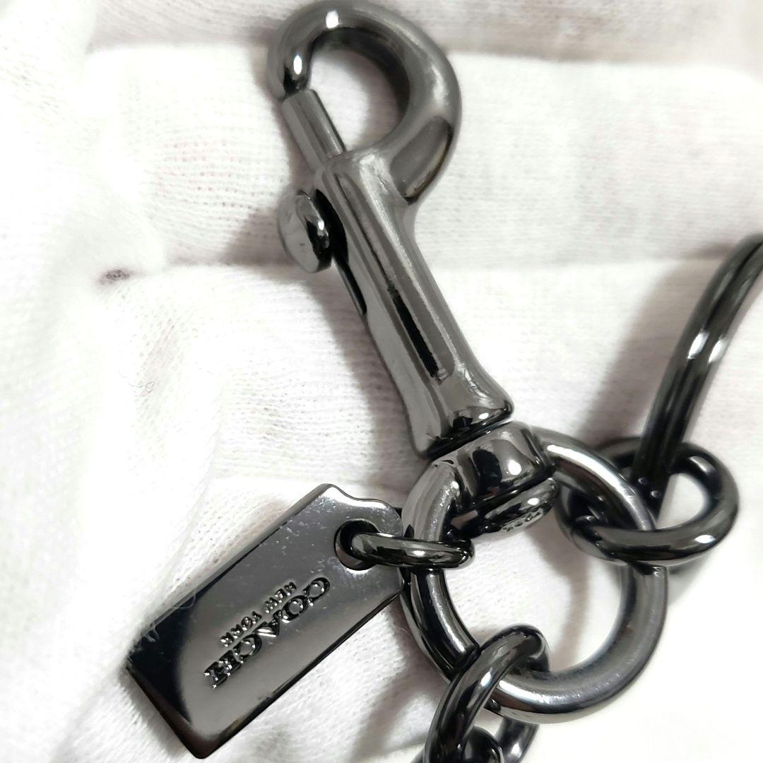 COACH コーチ レキシー 3D立体 クローム&ゴールド キーホルダー 新品