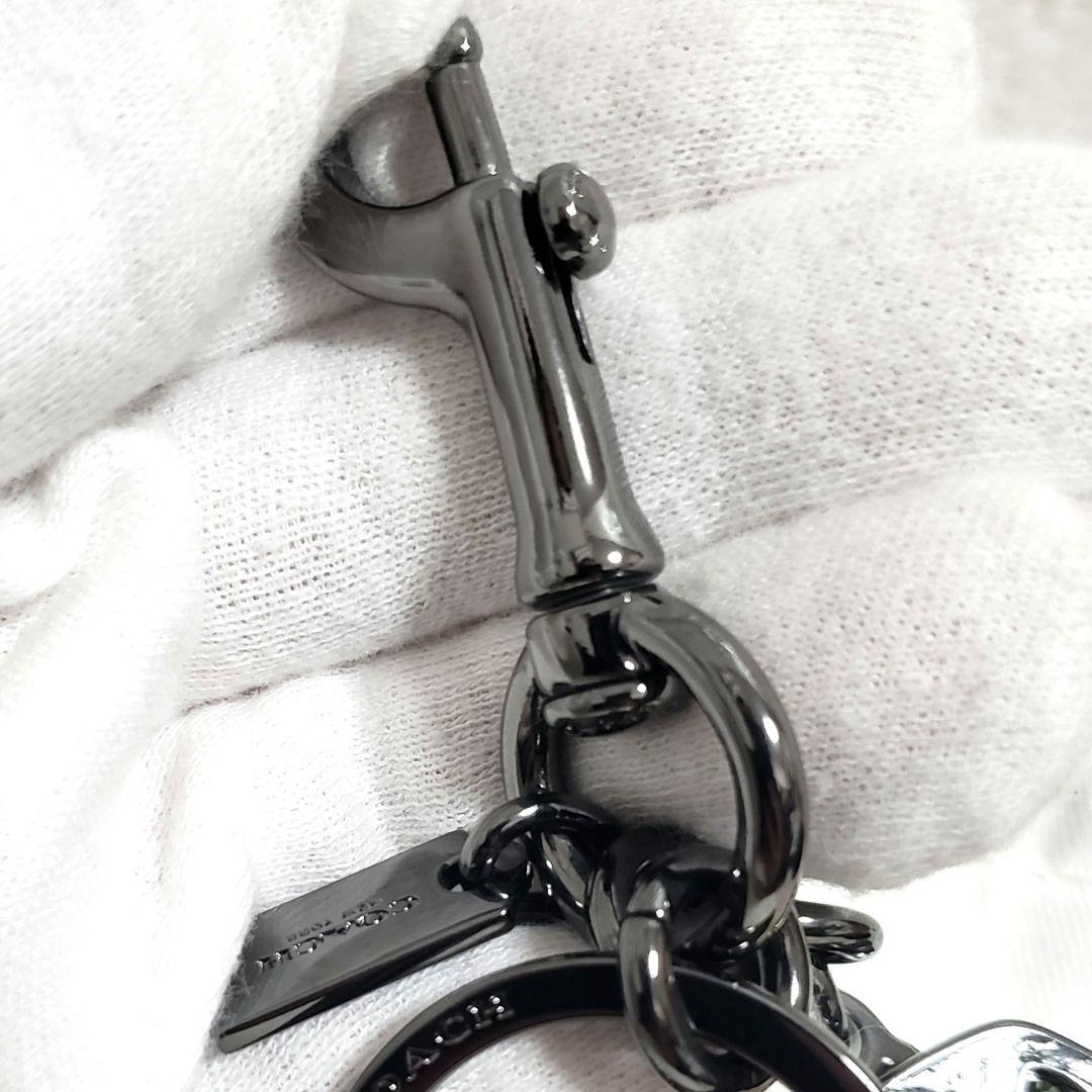 COACH コーチ レキシー 3D立体 クローム&ゴールド キーホルダー 新品