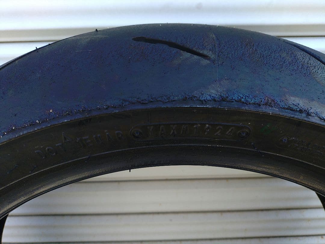 ダンロップ　α-13SP H F110/R150 前後セット 30分バリ山！