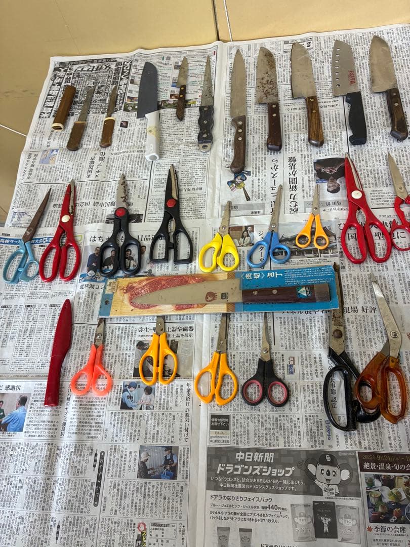 包丁 ナイフ まとめ 50本以上 有次 出刃包丁 等